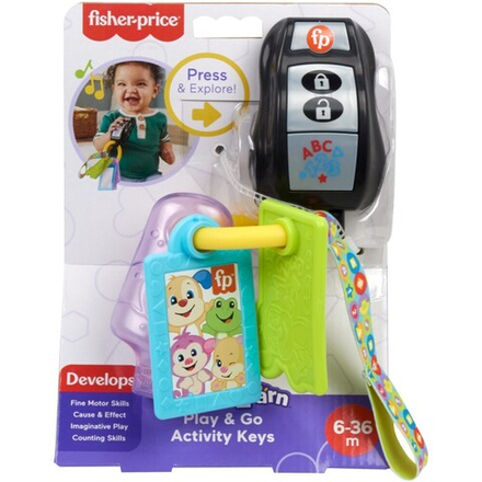 Fisher-Price - Развивающие ключи ABC 123 с прорезывателем Учитесь и смейтесь! HXF51 / артикул   HXF51  / GTIN 194735228256