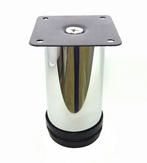 Опора мебельная А144 Н100мм, хром 3492