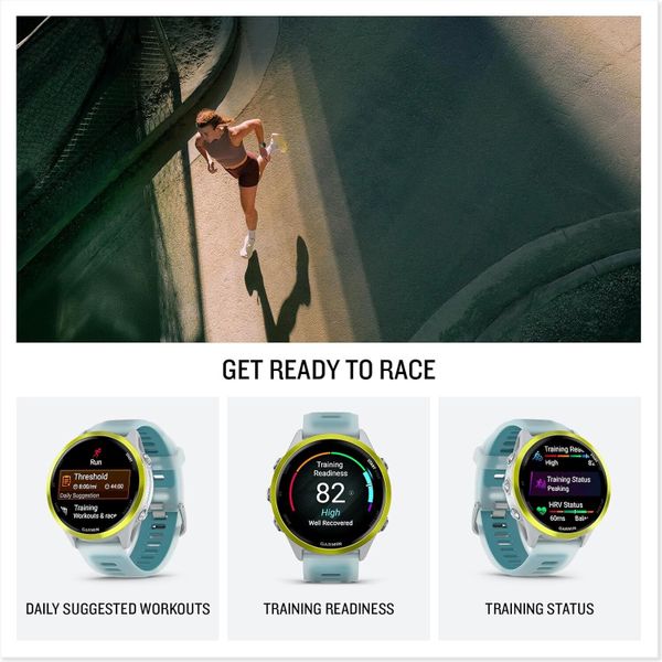 Умные часы Garmin Forerunner 570 47 мм, Желтый | Amp Yellow (010-02971-01 | 010-02971-41)