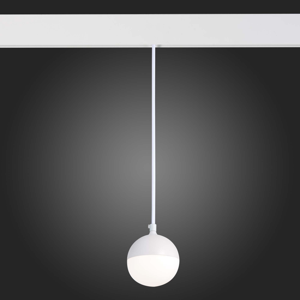 ST358.543.07 Магнитный трековый светильник подвесной Белый LED 1*7W 4000K 520Lm Ra&gt;80 120° IP20 D90x SKYLINE 48