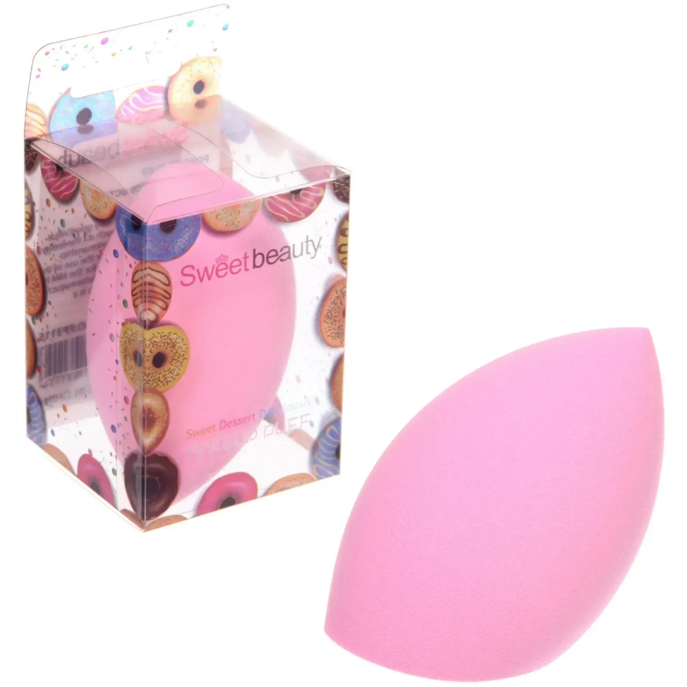 Спонж для макияжа «KALISTO», цвет розовый, 4,2*6см