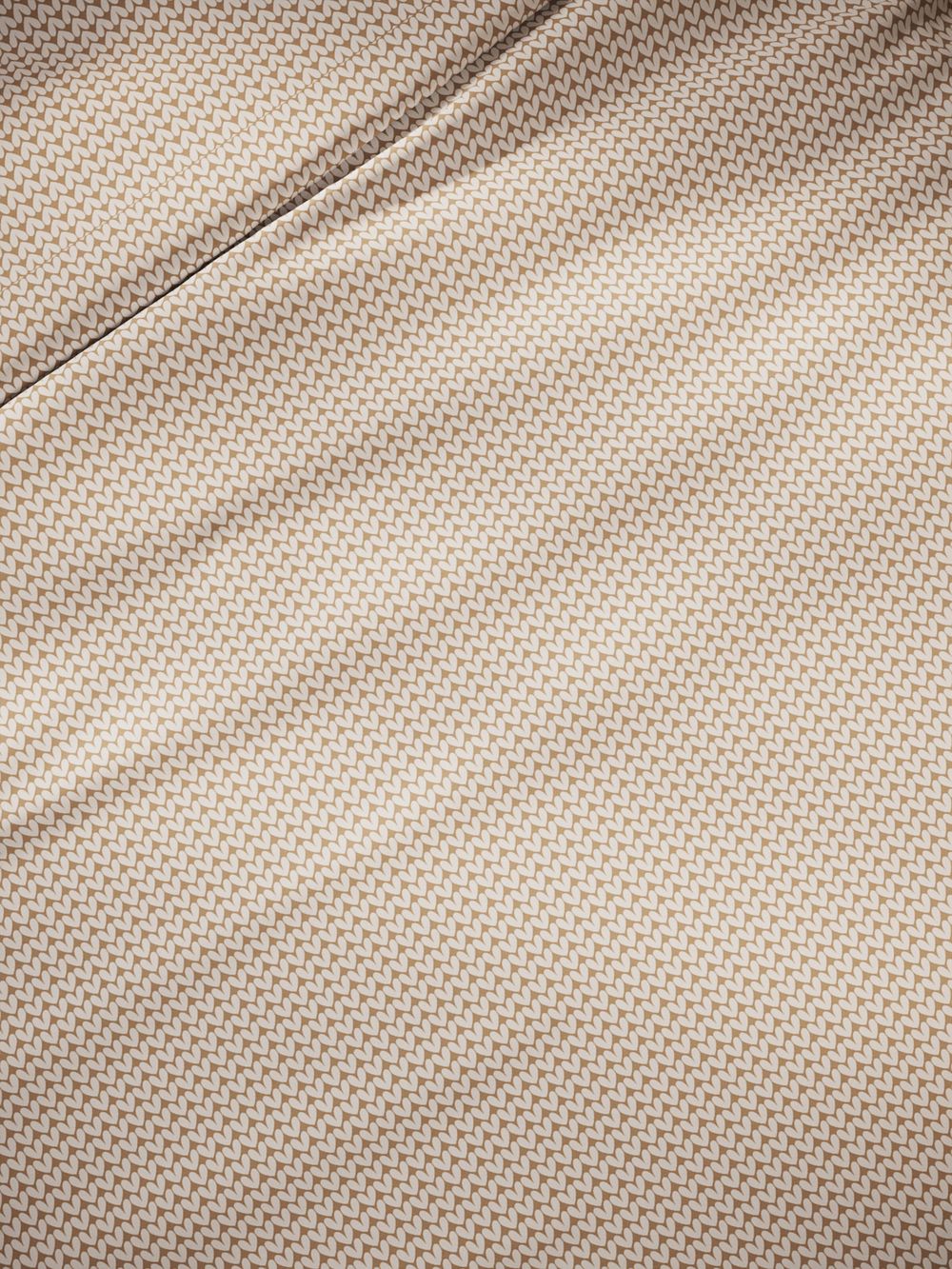 Наволочка комплект 2шт перкаль Сказка "Вязание (бежевое)" 70x70 см на молнии