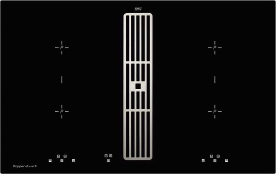 Индукционная стеклокерамич. панель Kuppersbusch KMI 8500.0 SR Stainless Steel