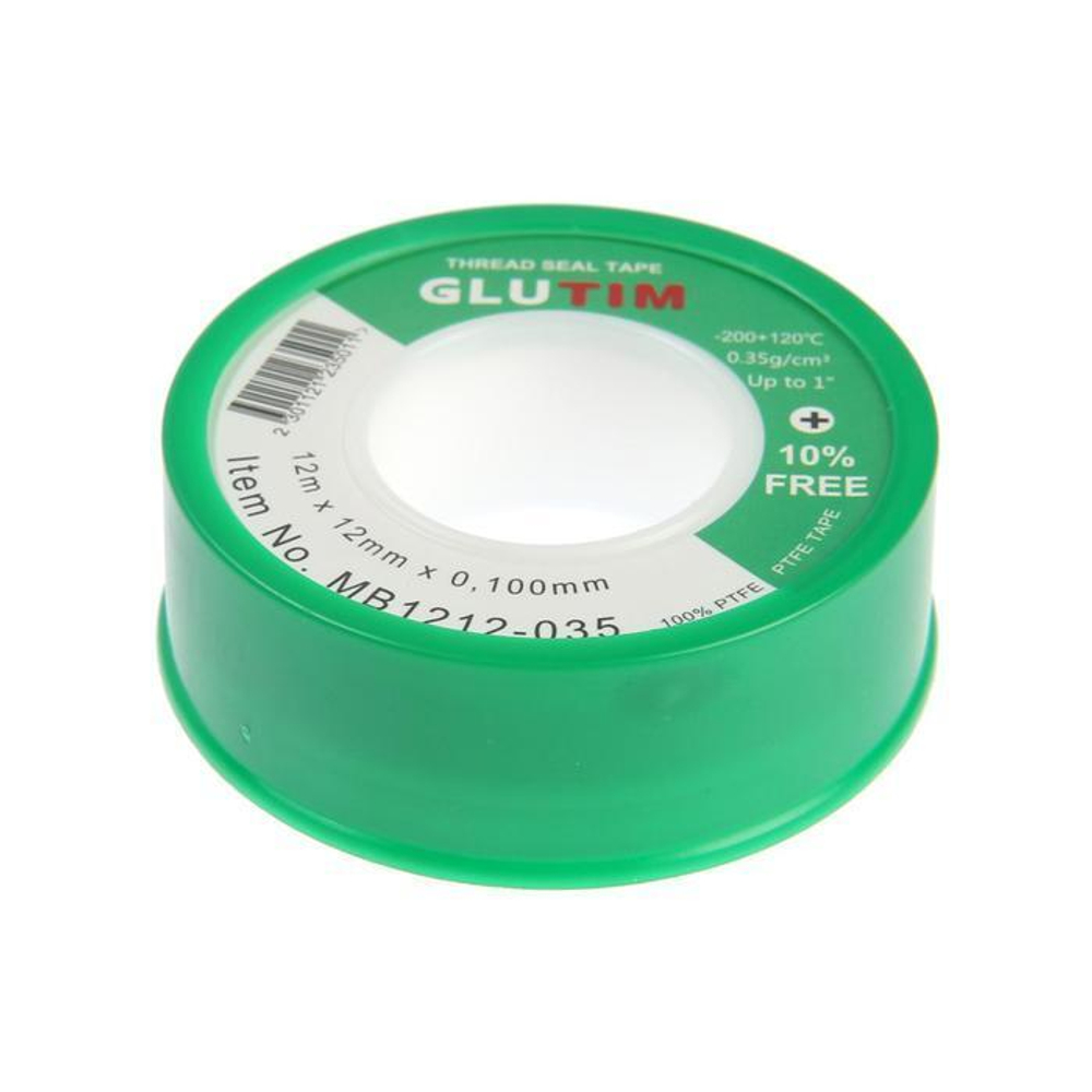 ФУМ ЛЕНТА TIM МАЛЕНЬКАЯ(ЗЕЛЕНАЯ) 12ММ-12ММ-0,1ММ МВ1212-035