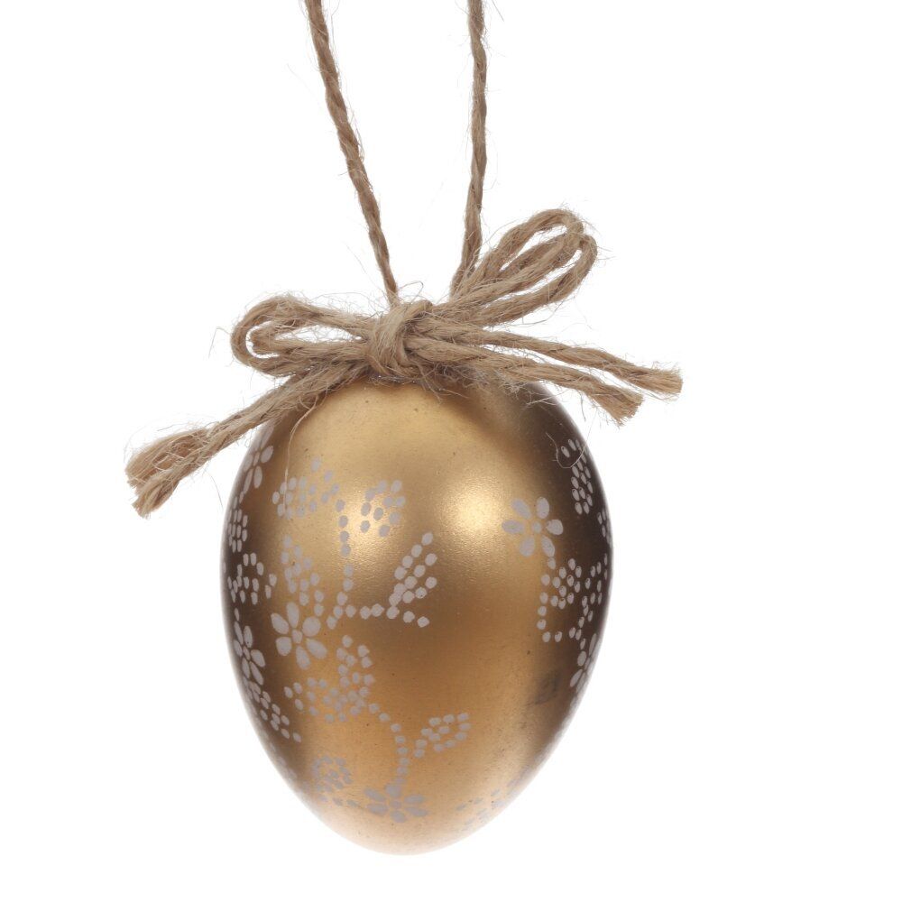 GAEM Набор из 6-ти изделий декоративных подвесных "Яйцо" (4*6,5), L17 W8,5 H4 см