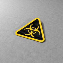 Наклейки Biohazard и стикеры Радиация. Стикерпак в стиле сталкер, зомби и апокалипсис.