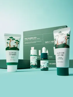 ROUND LAB Набор миниатюр с экстрактами сосны и центеллы Pine Calming Cica Trial Kit