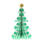 Новогодние полосатые ёлки 3 шт.