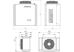 Сплит система Intercold МСМ-342 PR FT (опция -30° С)