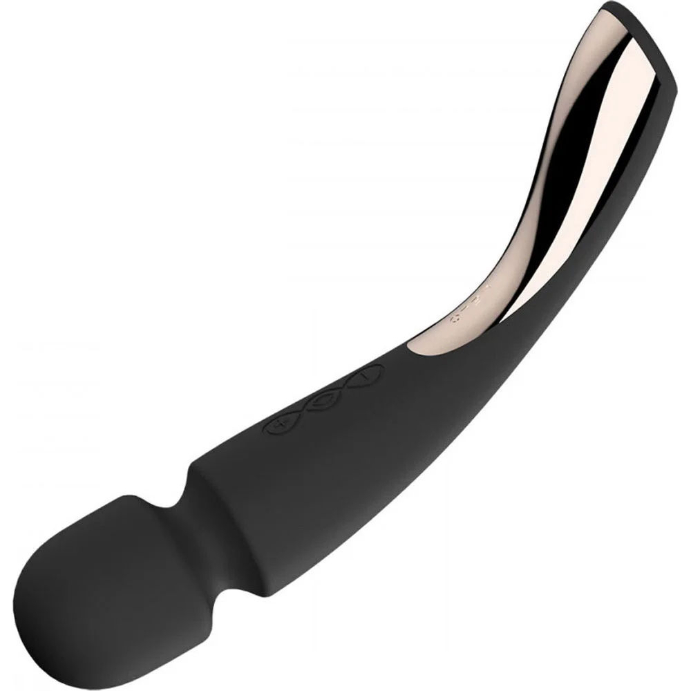 Lelo Smart Wand 2 Medium Black - вибромассажер для всего тела, 21х4.5 см (чёрный)