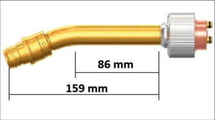 TRM605W-22 Гусак 22° сварочной ROBO горелки MIG/MAG