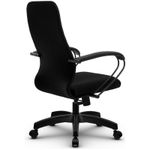 Кресло оператора Метта SU-СP-10 PL, ткань черная №20, низкая спинка-сетка, топ-ган (100/001, 130/001)