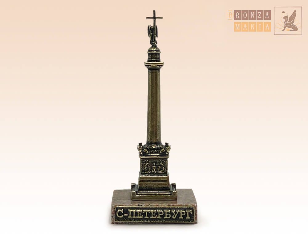фигурка Александровский столп 70 мм. на граните