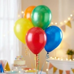 Воздушные шары 5 шт, 10»/25см Радуга цвета (микс)