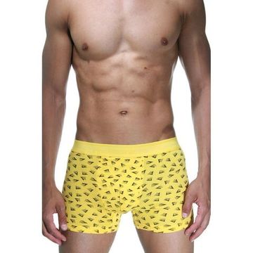 Трусы мужские боксеры набор 2в1 желтые DARKZONE DZN8039