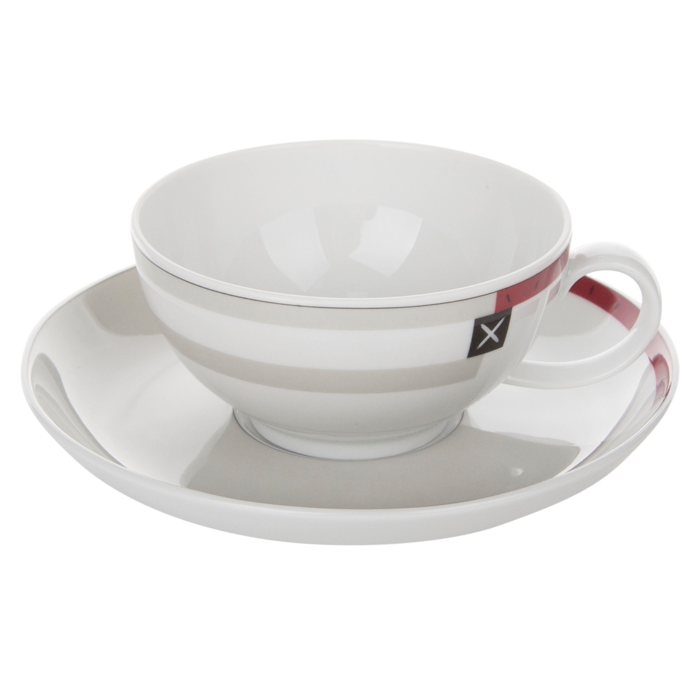 Чашка чайная с блюдцем 0.21л Seltmann Weiden Lido Coral