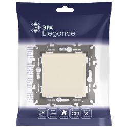 Переключатель ЭРА Elegance 14-1103-02 10АХ-250В IP20 слоновая кость