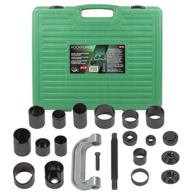Съемник сайлентблоков и подшипников с набором оправок 21пр., в кейсе RockForce##Rock FORCE RF-921T2