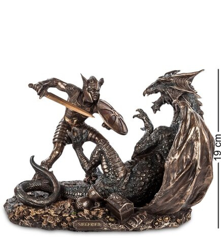 Veronese WS-657 Статуэтка «Зигфрид, побеждающий Дракона»