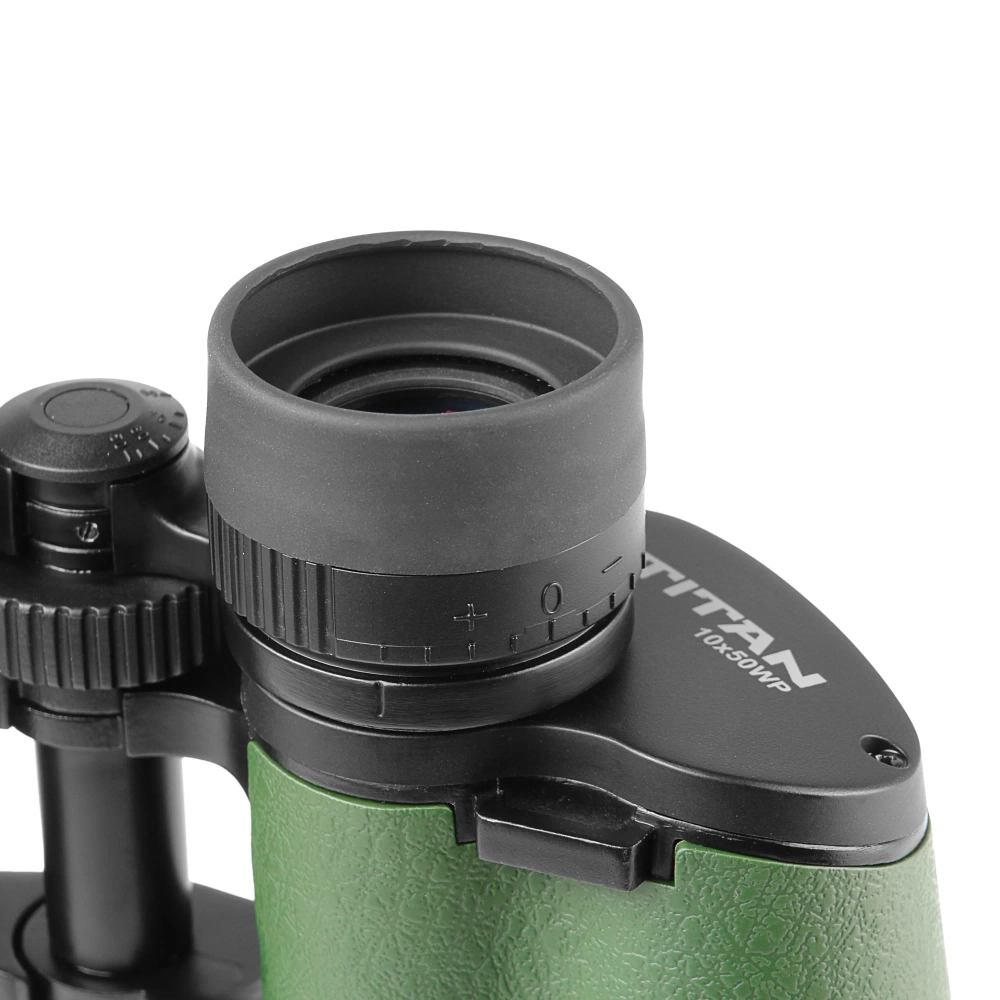 Бинокль Veber TITAN 10x50WP, крупный план окуляров
