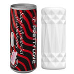 Белый компактный мастурбатор Maid Service в упаковке-банке