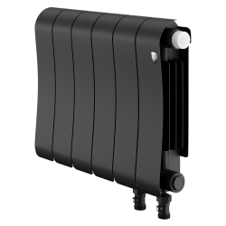 Радиатор биметаллический Royal Thermo Infinity 300 Noir Sable VR80 - 6 секц.