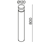 Ландшафтный светильник Outdoor O591FL-L12GF3K1