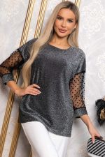 Блуза В гармонии с собой (серебро) Б14858-48М LT Collection