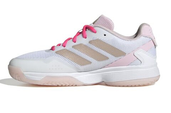 Детские Кроссовки теннисные  Adidas Ubersonic K - off white/silver metallic/powder plum