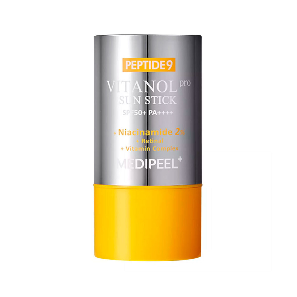 Medi-Peel Peptide 9 Vitanol Sun Stick PRO SPF50+ PA++++ солнцезащитный стик для выравнивания тона