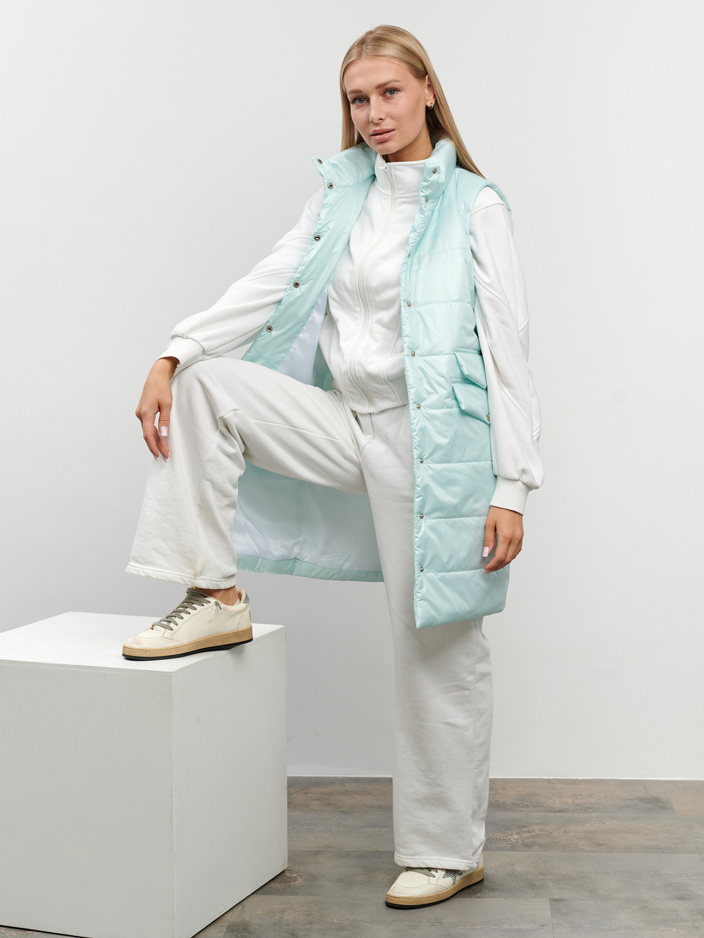 Жилет женский "Наоми" мята