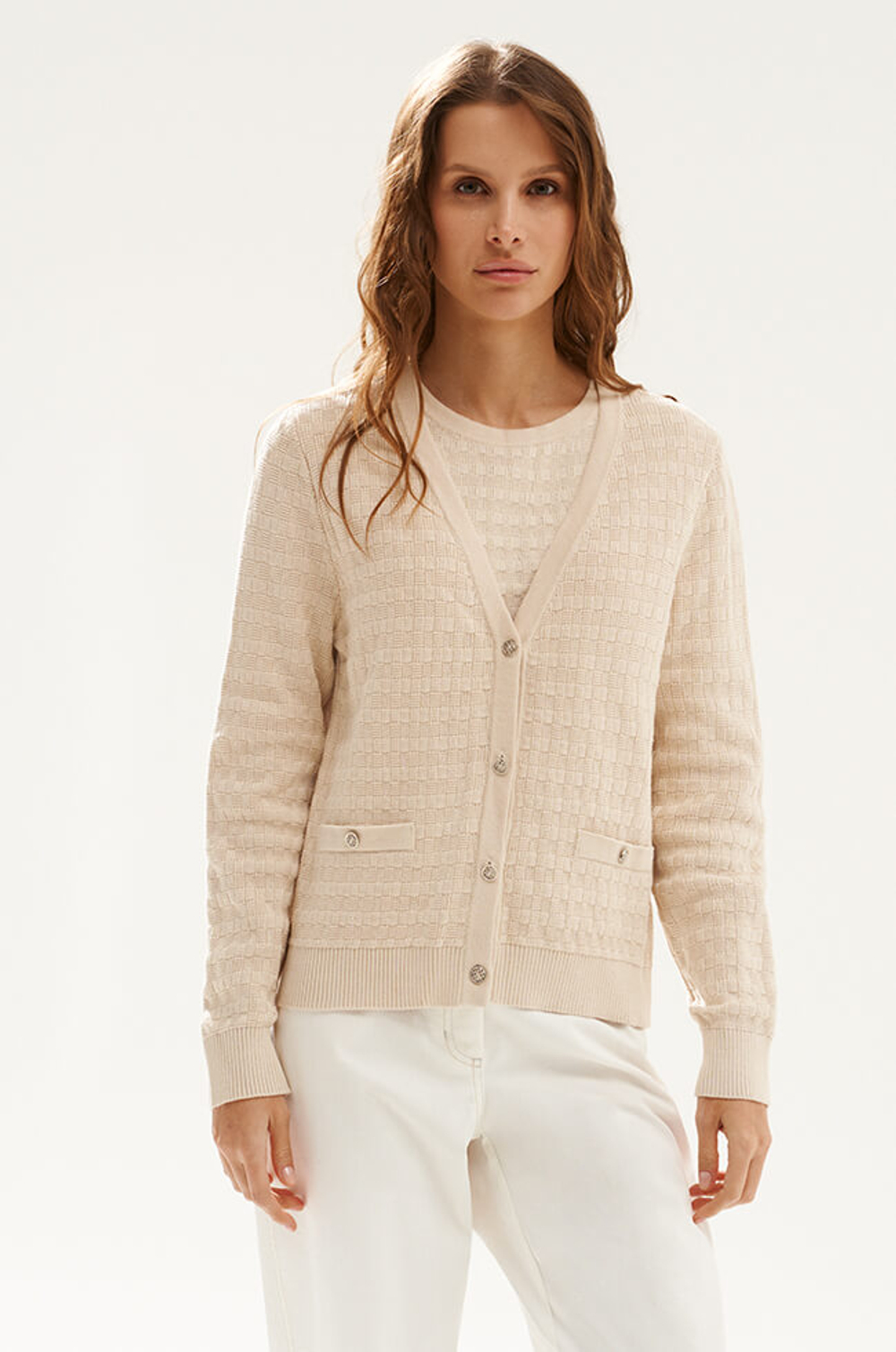 1979 Кардиган женский (сливочный)