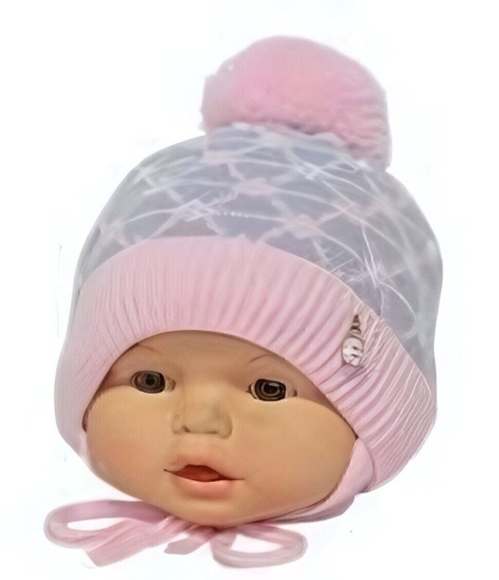 Шапка для девочки р.40-42 (Мегашапка) 5901