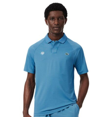 Мужское теннисное поло Lacoste Roland-Garros Edition Tennis - abyss blue