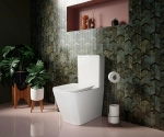 Унитаз напольный Ceramica Nova Cubic CN1803 безободковый, с бачком, с крышкой микролифт