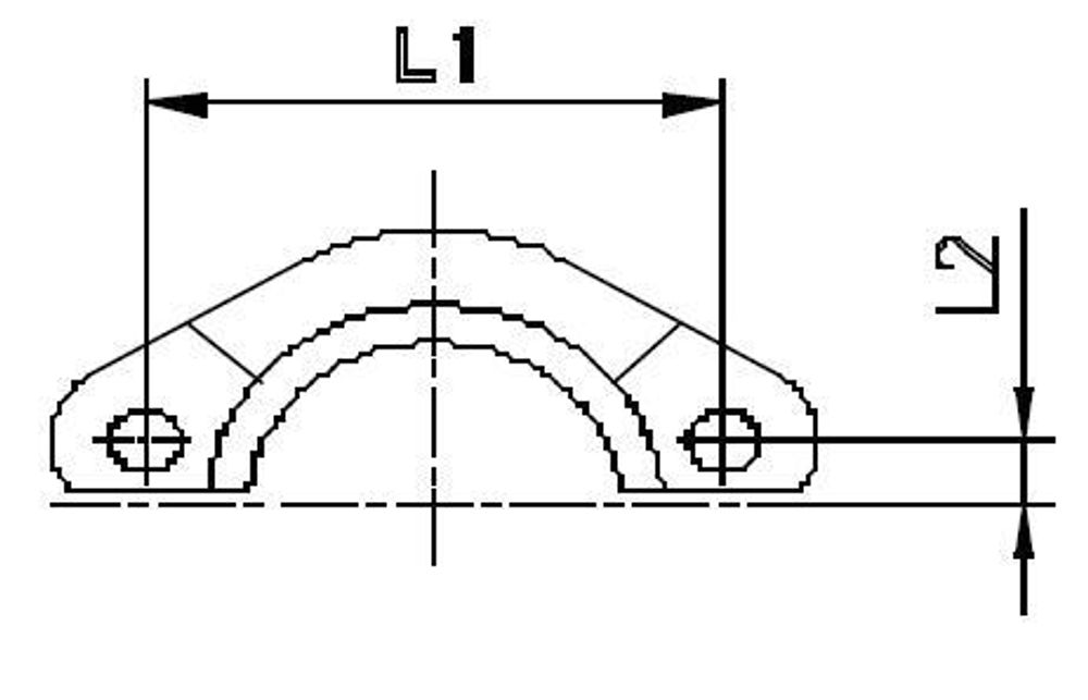 Скоба AFS3 1.1/2 (1шт.)