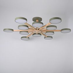 Люстра на штанге Imperiumloft TURNA Khaki TURNA-B01