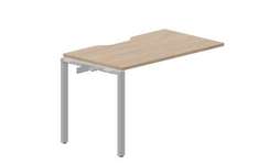 стол Strike 1180х680х750мм (с эргономичным вырезом) - приставной элемент