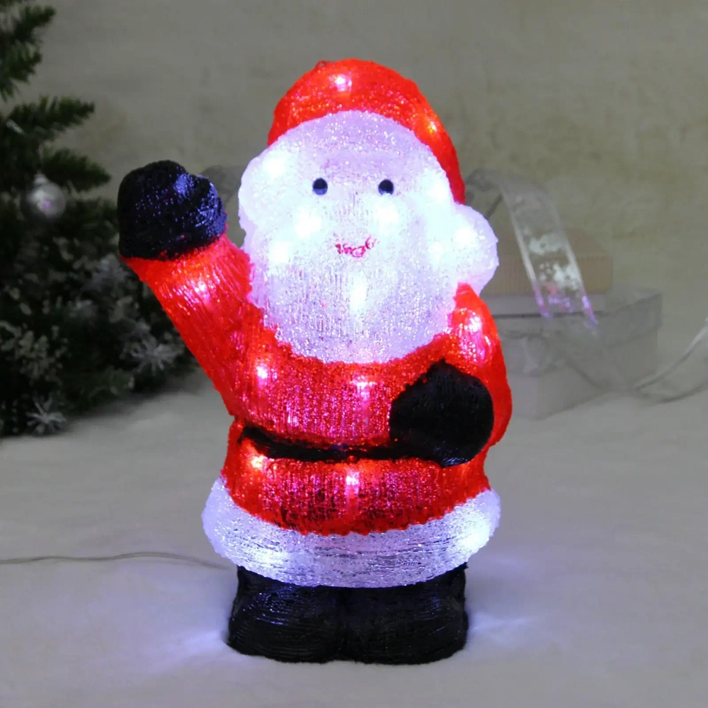 Фигура светодиодная «Морозушко» 23*16,5*34,5 см, 30 ламп LED, авторежим, 220V, Белый