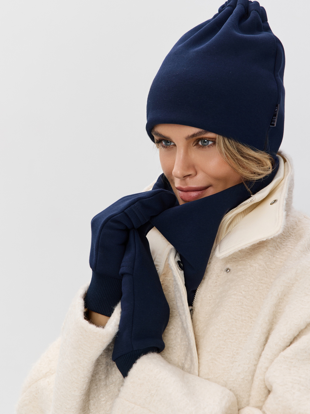 Снуд унисекс из футера с начесом