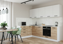 Кухонный гарнитур угловой Лада 2600х1600 столешница 26 мм