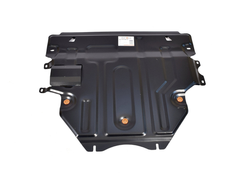 Защита картера и КПП (сталь 2 мм) для Mazda 3 2008-2013 (V - 2.0), Mazda 5 2010-2015 (V - 2.0), Mazda Axela 2009-2012 (V - 1.5; 2.0 2WD) Alfeco.ALF1310st