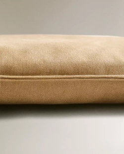 ZARA HOME КВАДРАТНАЯ ПОДУШКА ДЛЯ ДОМАШНИХ ЖИВОТНЫХ, ПЕСОЧНЫЙ