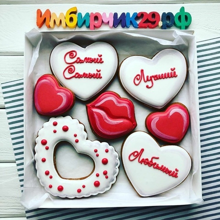 Имбирные пряники Любовь