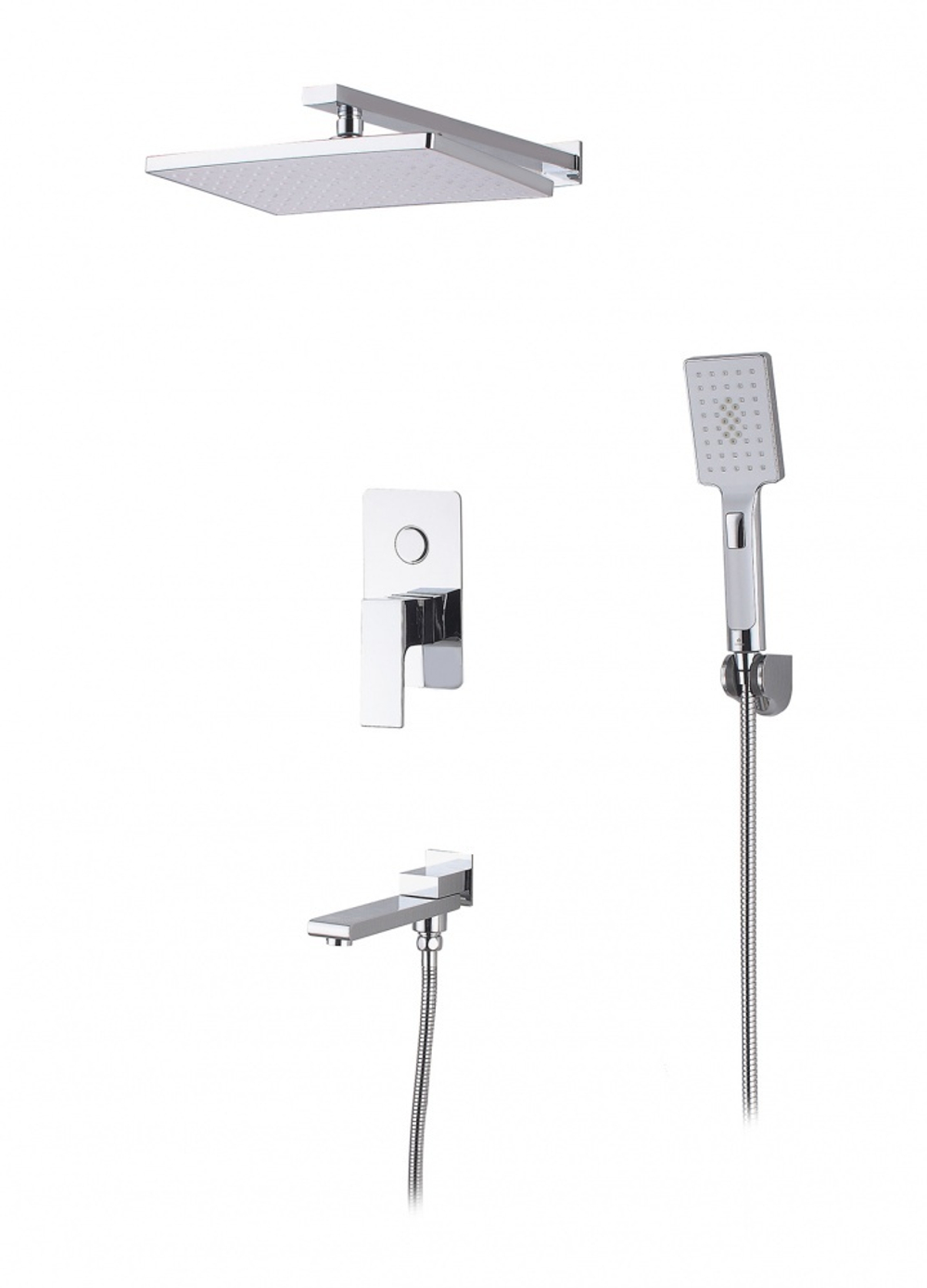 28065 Встроенный смес для душа с 3-функ. "GANZER"  (6/1шт)