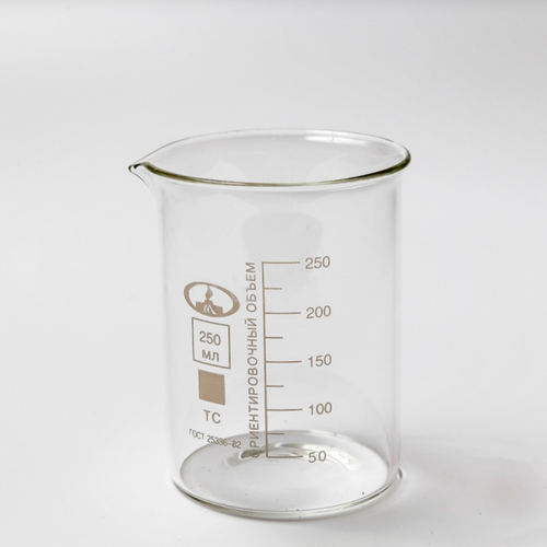 Стакан лабораторный стекло 250мл.