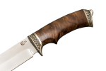 Нож кузница Семина Варяг ст. D2 литье, орех