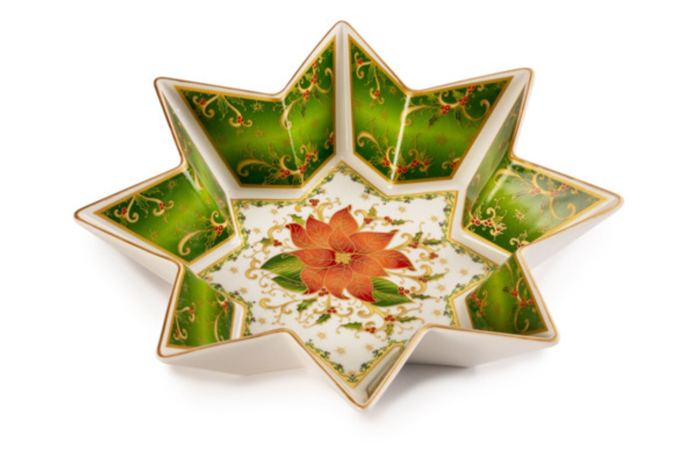 Салатник 25см Lamart Palais Royal Рождественская звезда