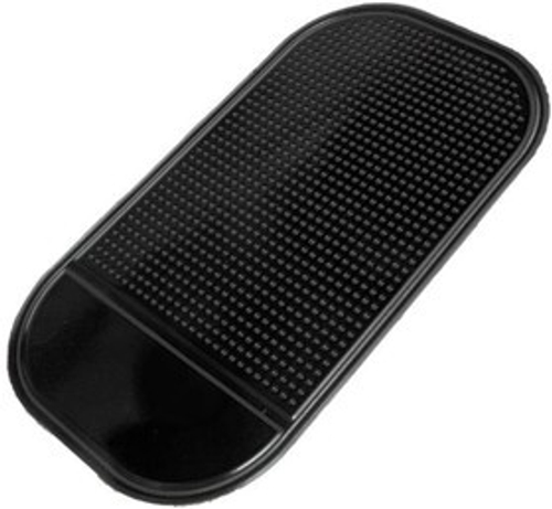 Коврик на панель приборов противоскользящий (140х80мм) черный