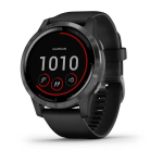 Часы Garmin Vivoactive 4 черные с серым безелем (010-02174-13)
